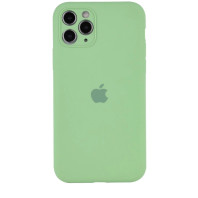 Чехол Silicone Case Full Camera для iPhone 11 Pro Max Mint gum